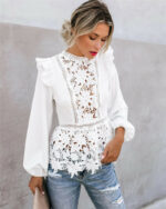 Blouse Blanche Dentelle Boheme
