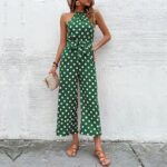 Combinaison Boheme a Pois vert