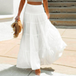 Jupe Longue Blanche Boheme