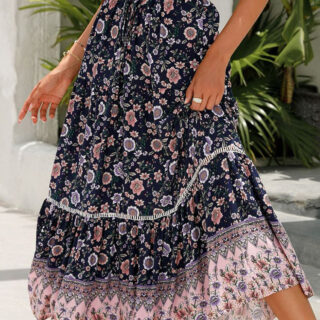 Jupe Longue Style Boheme Bleu Nuit