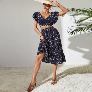 Ensemble Boheme Elegant Col en V