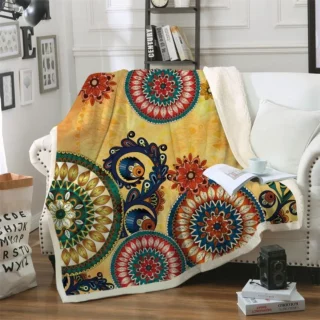 Plaid boheme mandala