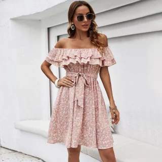 Robe Boheme Epaules Denudees