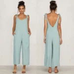 Salopette Boheme Style Casual bleu
