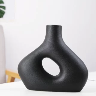 Vase Ceramique Noir