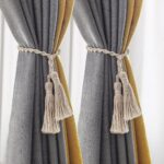 Attache rideau corde macrame ensemble