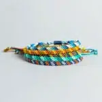 Bracelet macrame 3 couleurs