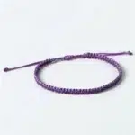 Bracelet macrame couleur violet