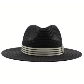 CHAPEAU DE PAILLE AVEC BANDEAU