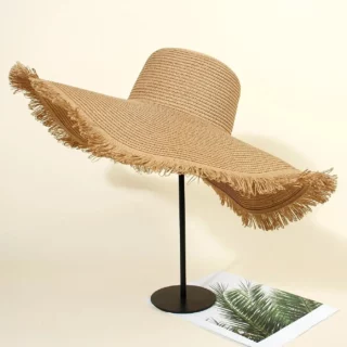 CHAPEAU DE PAILLE FEMME BOHEME