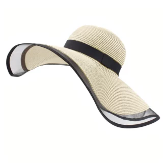 CHAPEAU DE PAILLE PLIABLE POUR FEMME