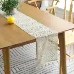 Chemin de table dentelle macrame