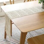 Chemin de table dentelle macrame devant