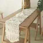 Chemin de table macrame mariage