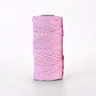 Corde macrame 4 mm rose 100m
