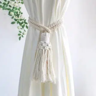 Embrasse rideau boheme macrame