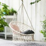 Fauteuil suspendu en macrame