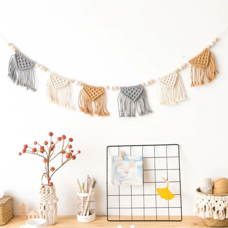 Guirlande bohème macramé La boutique bohème
