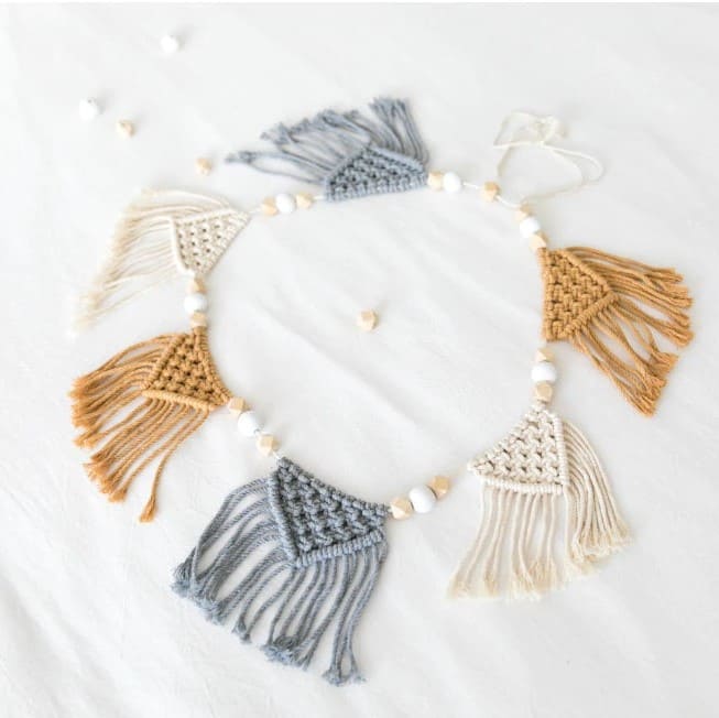 Guirlande bohème macramé La boutique bohème