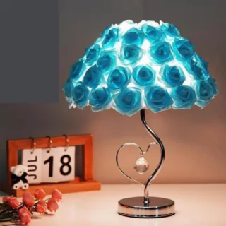 Lampe Boheme Originale Rose bleu