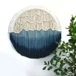 Macrame mural rond tamara