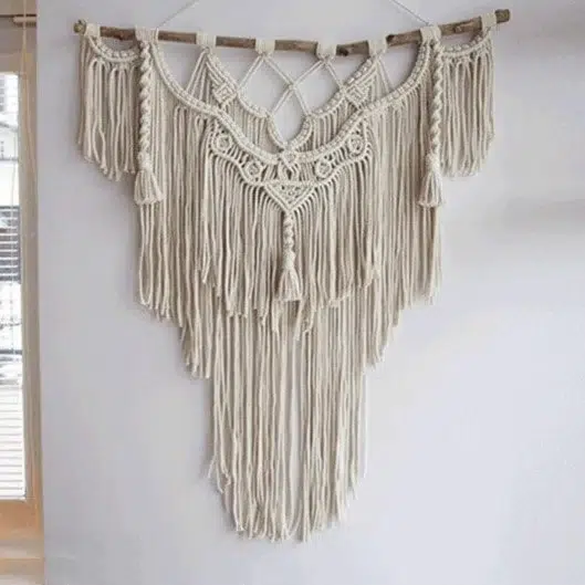 Suspension murale en macramé au-dessus du lit - décoration de chambre à coucher bohème - Canada