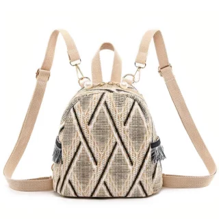 SAC A DOS PAILLE TRESSE