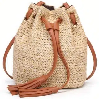 SAC A MAIN PAILLE SEAU