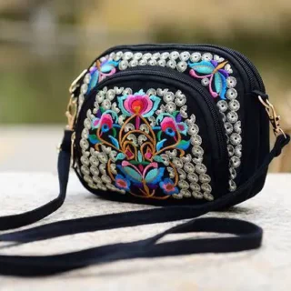 Sac Besace Bandoulière Hippie Baba Cool Gibecière -Fourre Tout 9708-S3 | eBay