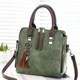 Sac a Main Style Boheme vert