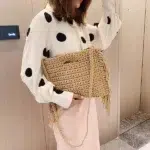 Sac a main corde tressee femme