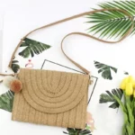 Sac pochette boheme beige
