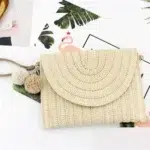 Sac pochette boheme blanc