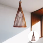 Suspension Boheme en Bambou marron