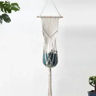 Suspension En Macramé, Corde Coton 3 Mm, 80 Cm. Création Et Réalisation